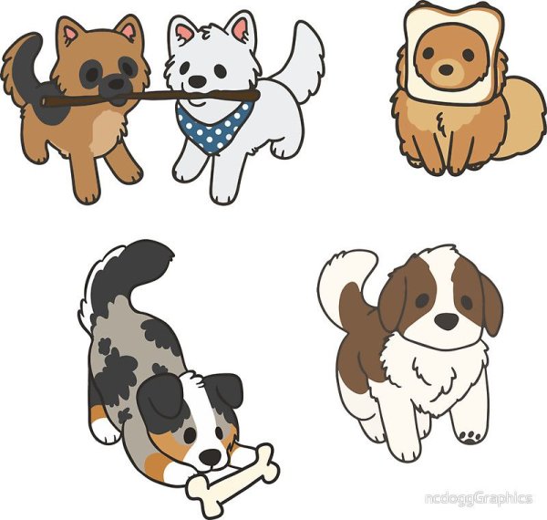 Наклейка - собачка