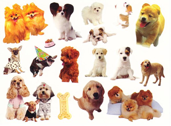 Наклейки "собаки"