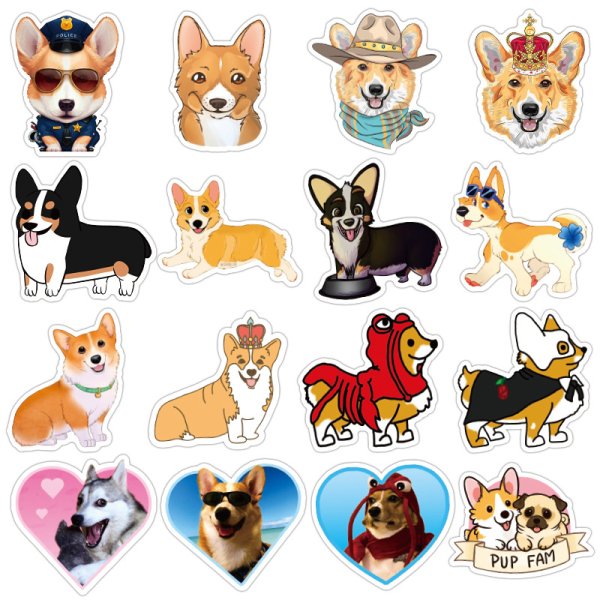 Наклейка - собачка