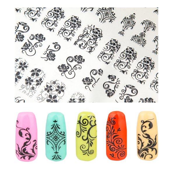 Наклейки на ногти узоры