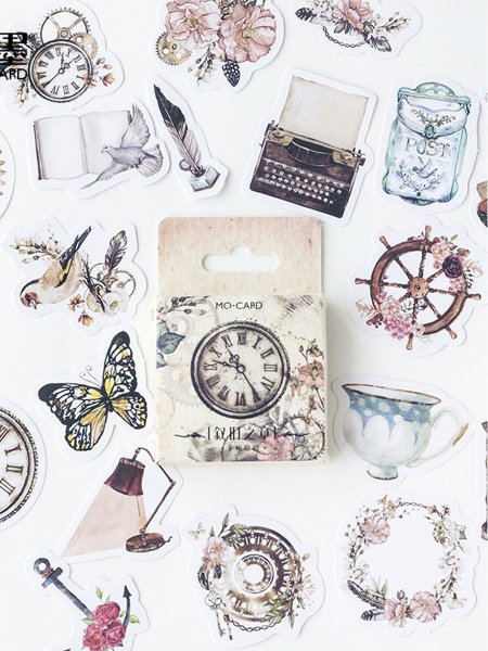 Наклейки в винтажном стиле