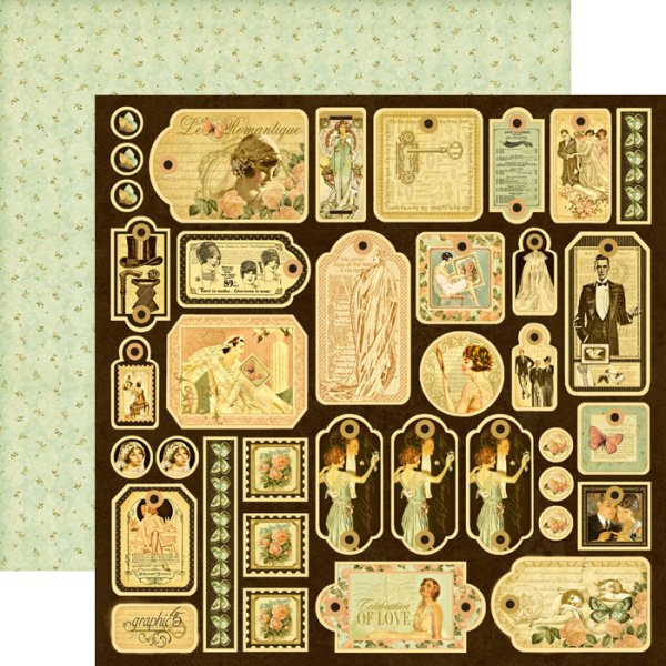 Graphic 45 le romantique collection paper