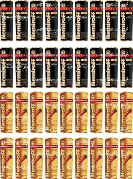 Наклейка на бутылку Немирофф