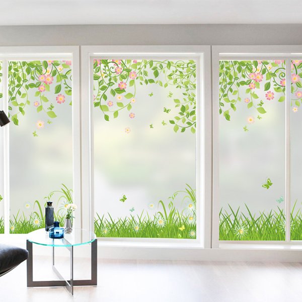 Декоративные наклейки на окна