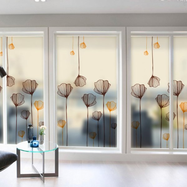 Прозрачные наклейки на окна