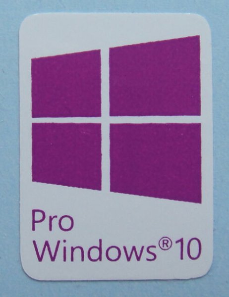 Наклейка Windows 10 Pro