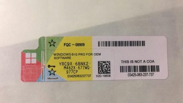 Лицензия Windows 10 Pro OEM