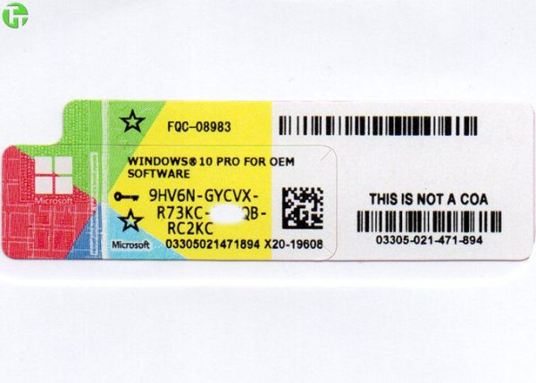 Лицензия Windows 10 Pro OEM