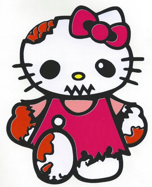 Хелло Китти и черная Китти