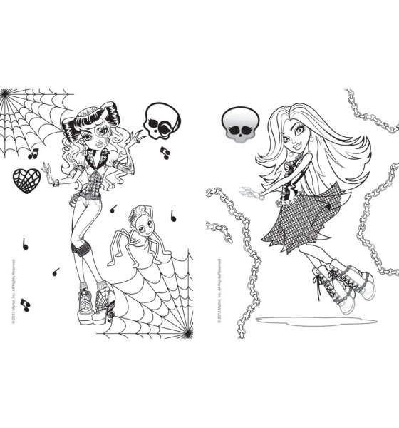 Наклейки для девчонок раскраска