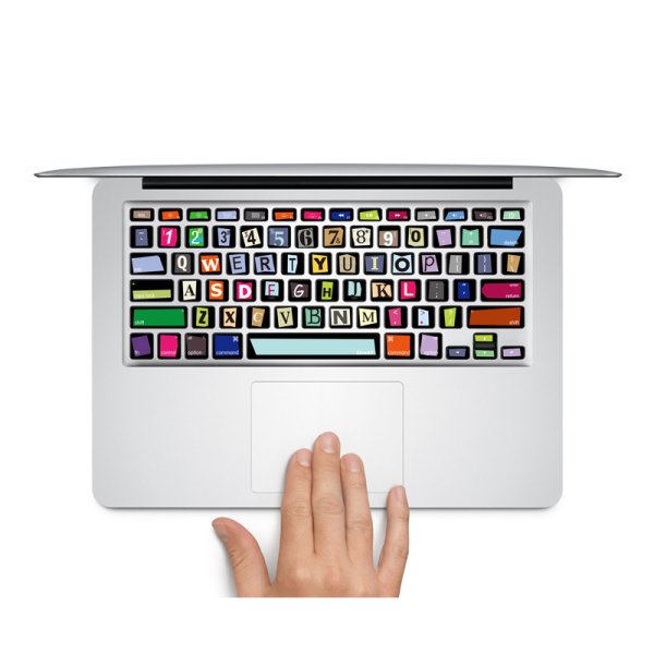 Наклейки на клавиатуру MACBOOK