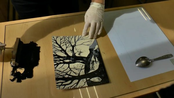 Гравюра на картоне для детей