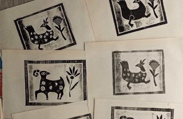 Гравюра на картоне