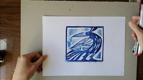 Мастер класс гравюра на картоне для детей