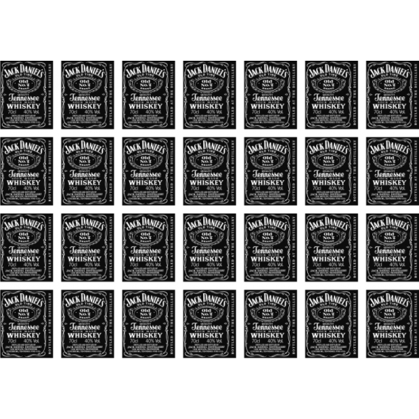 Этикетка для мыла Джек Дэниэлс