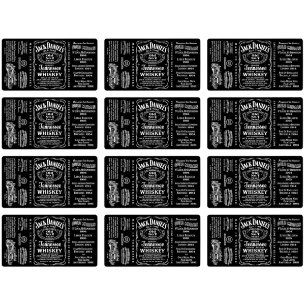Этикетка для мыла Джек Дэниэлс