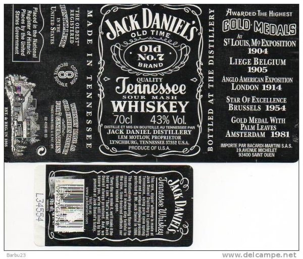 Наклейки на мыло Джек Дэниэлс