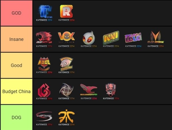 Наклейка КС го Katowice 2014