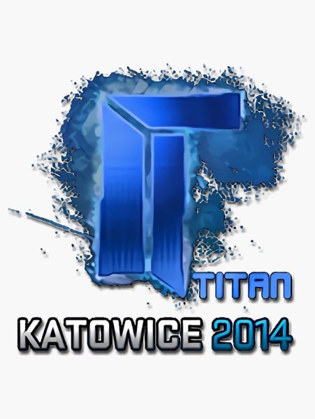 Стикер Титан Холо Катовице 2014