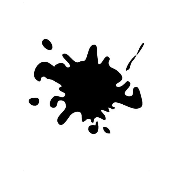 Наклейка Клякса на автомобиль Москвич