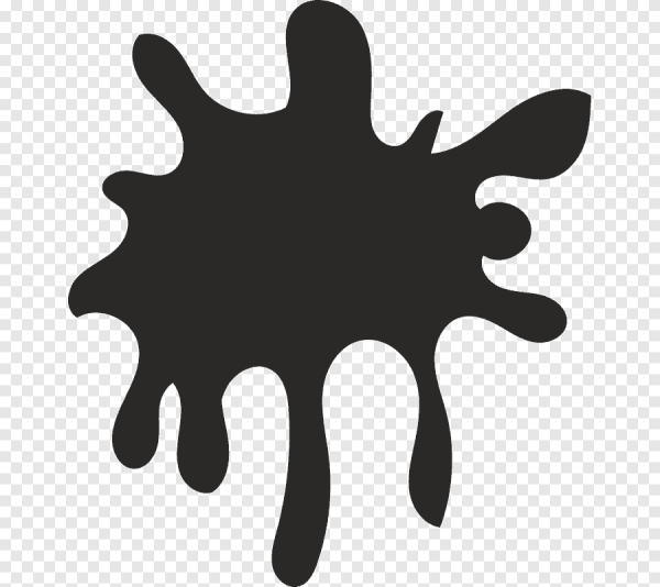 Наклейка Клякса на автомобиль