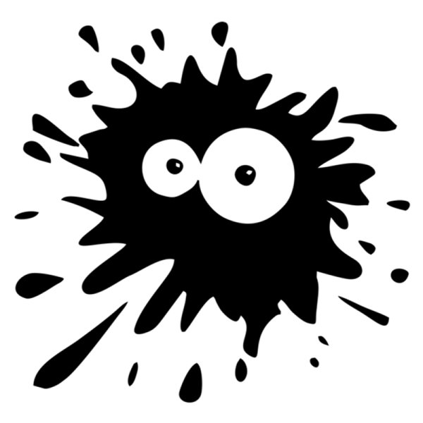 Клякса для надписи