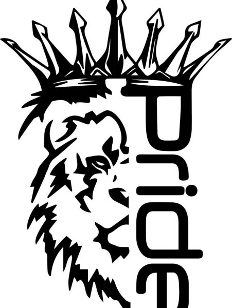 Лев Прайд наклейка