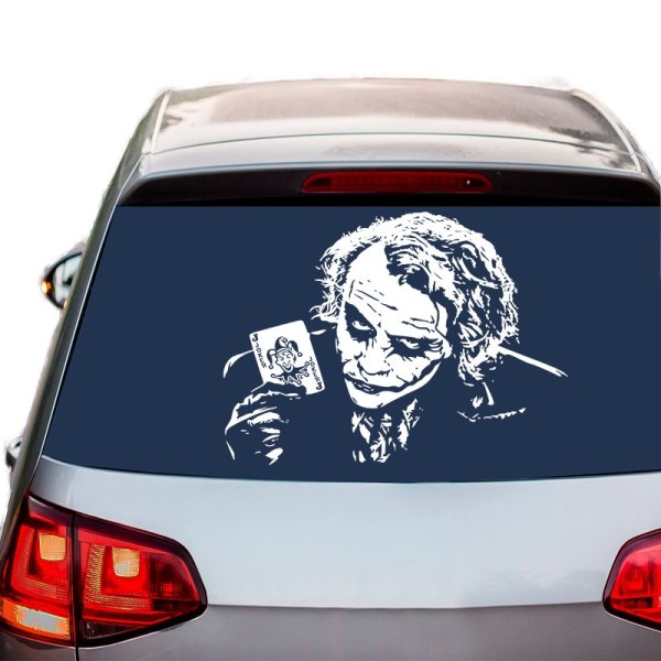 Наклейка Джокер на заднее стекло