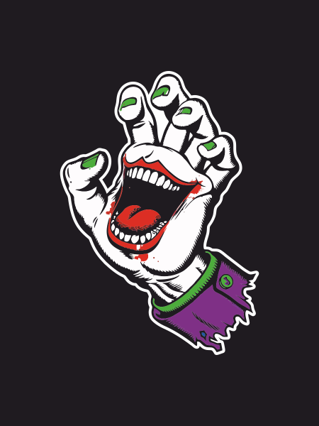 Наклейка на авто "Джокер"