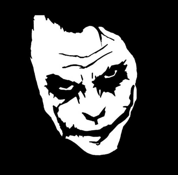Наклейка на авто "Джокер"