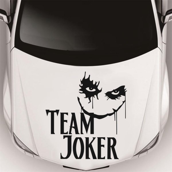 Джокер наклейка на машину