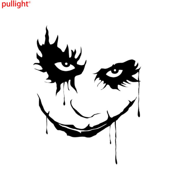 Джокер с картой порезка наклейка на авто