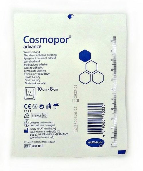 Повязка Cosmopor Advance 10х8см n1