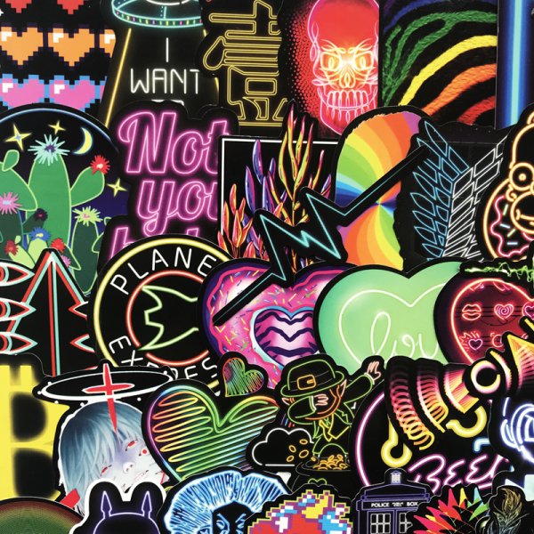 Яркие Стикеры для распечатки