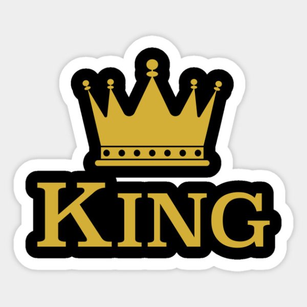 Наклейка корона КС го