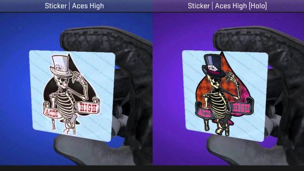 Козырные тузы наклейка КС го