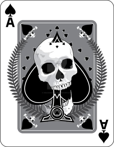 Игральные карты скелеты