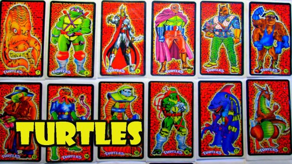 Жвачка Черепашки ниндзя 90е вкладыши