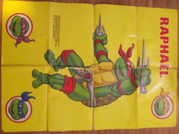 Наклейки Черепашки ниндзя из 90х