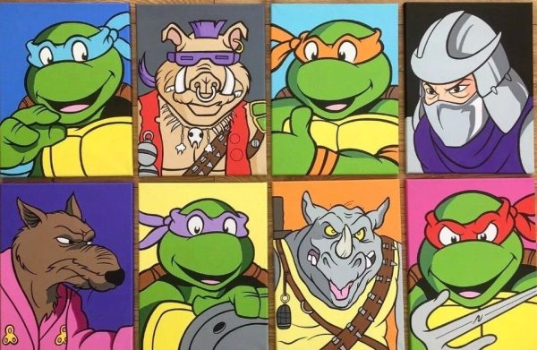 Жвачка Черепашки ниндзя 90е