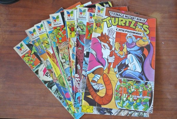 Наклейки Черепашки ниндзя из 90х