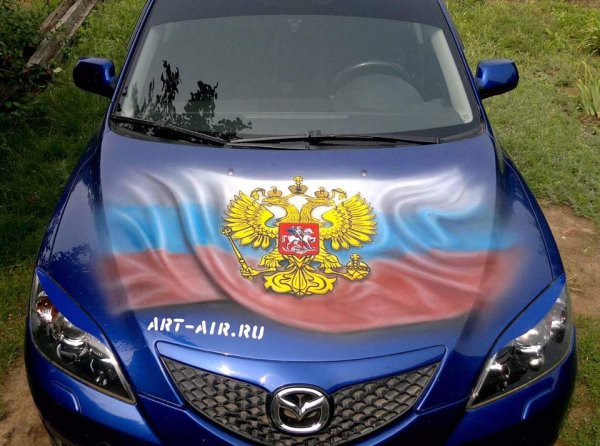 Наклейки на авто роспись