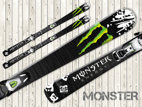 Виниловые наклейки горные лыжи