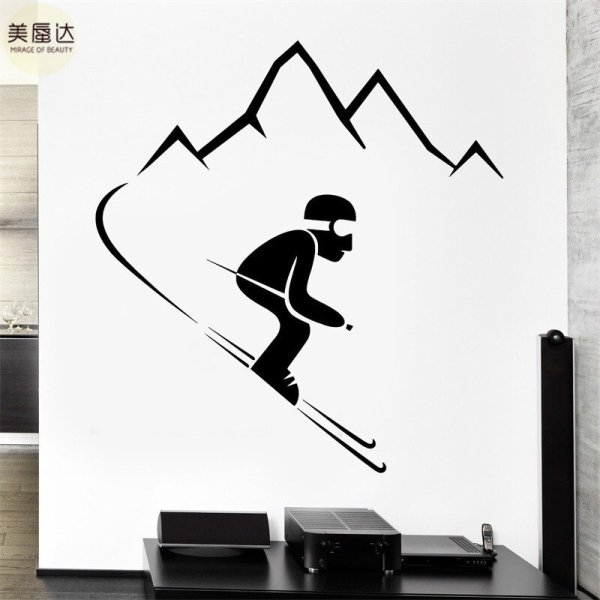 Спортивные наклейки на стену