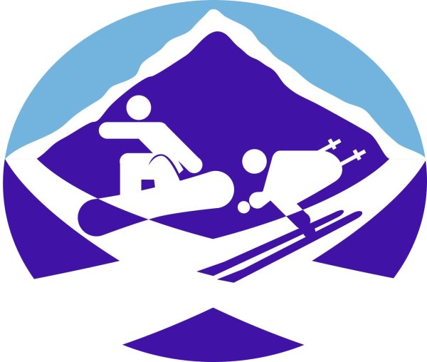 Горные лыжи логотип