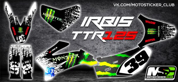 Наклейки на питбайк Irbis TTR 125