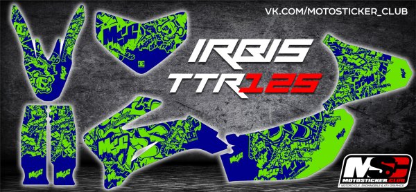 Наклейки на питбайк Irbis TTR 125