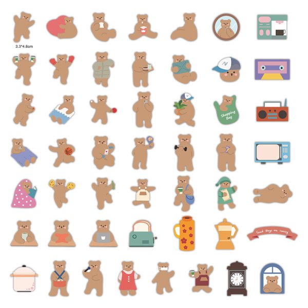 Набор войлочных подкладок для мебели белый/св. коричн./темн.коричн.