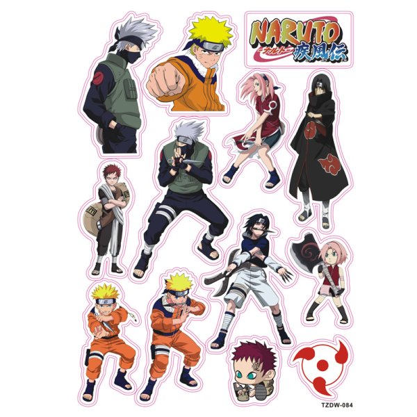 Наклейки аниме Наруто Чиби