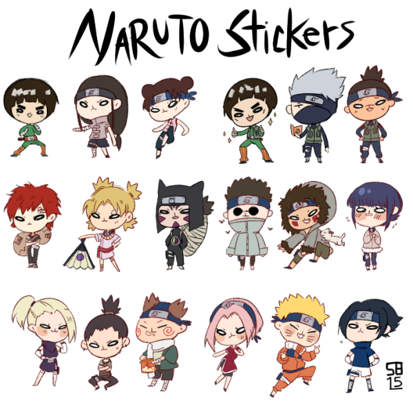 Наклейки аниме тату